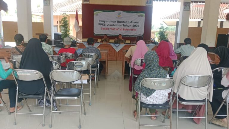 Penyaluran Bantuan Atensi PPKS Disabilitas